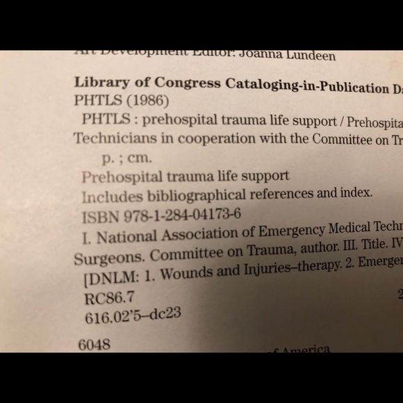 PreHospital Trauma Life Support Textbook 8E - Picture 2 of 2